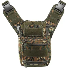 Сумка через плечо тактическая SILVER KNIGHT TY-803 25х23х10см 6л (Камуфляж Marpat)