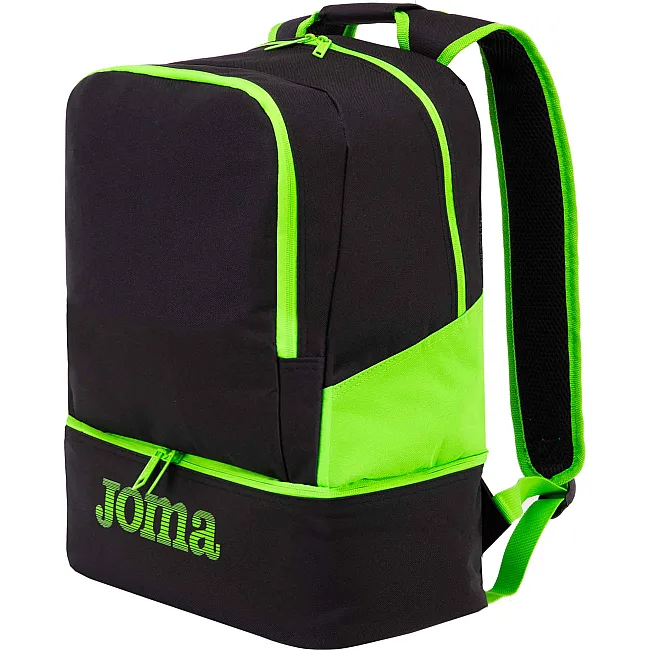 Спортивний рюкзак
 JOMA
 ESTADIO III 400234-117 23,8 л (Чорний-зелений)