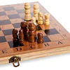Шахматы шашки нарды 3 в 1 набор настольных игр деревянные SP-SPORT
 S2414
 23см x 23см