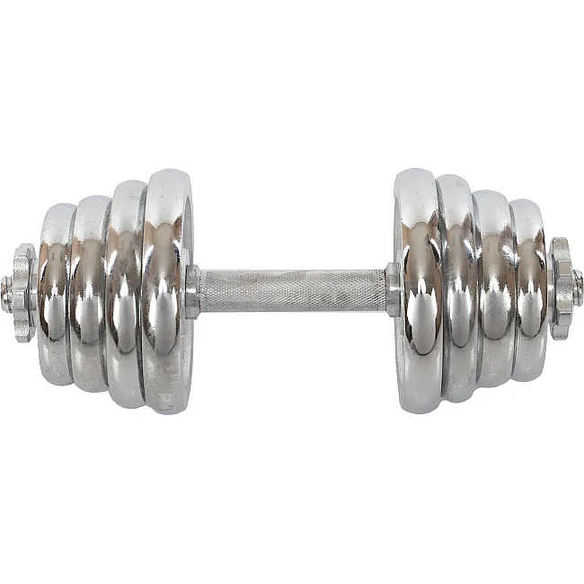 Разборные гантели
 стальные хромированные 27кг HIGHQ SPORT TA-0013-27CH 2шт по 13,5кг хром