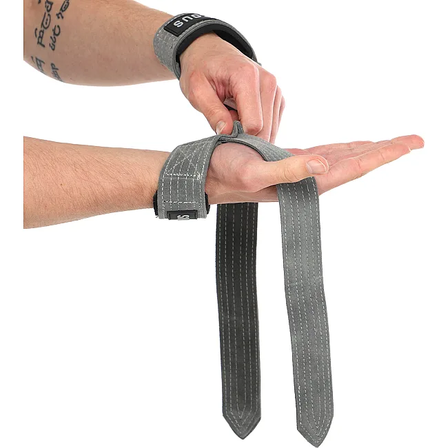 Лямки для тяги кожа
 LIFTING STRAP EZOUS B-07 2шт (Серый)