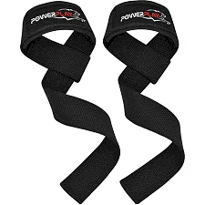 Лямки для тяги PowerPlay 7065 Classic Lifting Gym Straps Черные