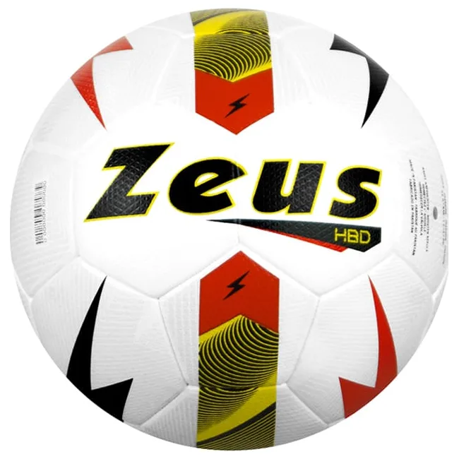 М'яч футбольный Zeus PALLONE HBD білий, червоний
