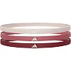 Пов'язки на голову жіноча Adidas Hairbands 3pk бордовий, рожевий, бежевий