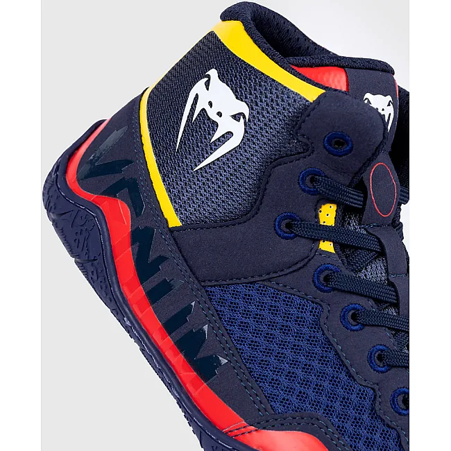 Борцовки VENUM Elite Blue Yellow