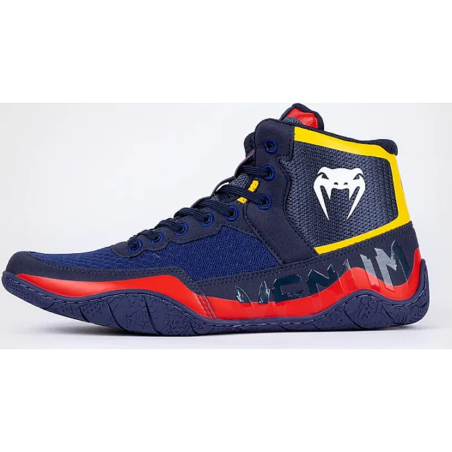 Борцовки VENUM Elite Blue Yellow