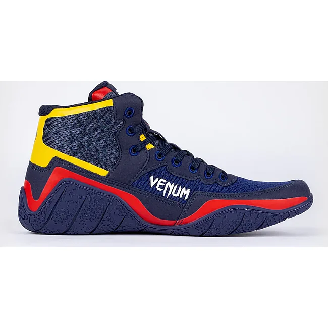 Борцовки VENUM Elite Blue Yellow