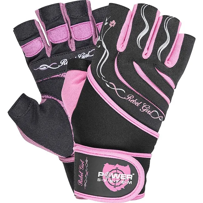 Фитнес перчатки POWER SYSTEM PS-2720 Rebel Girl женские Pink