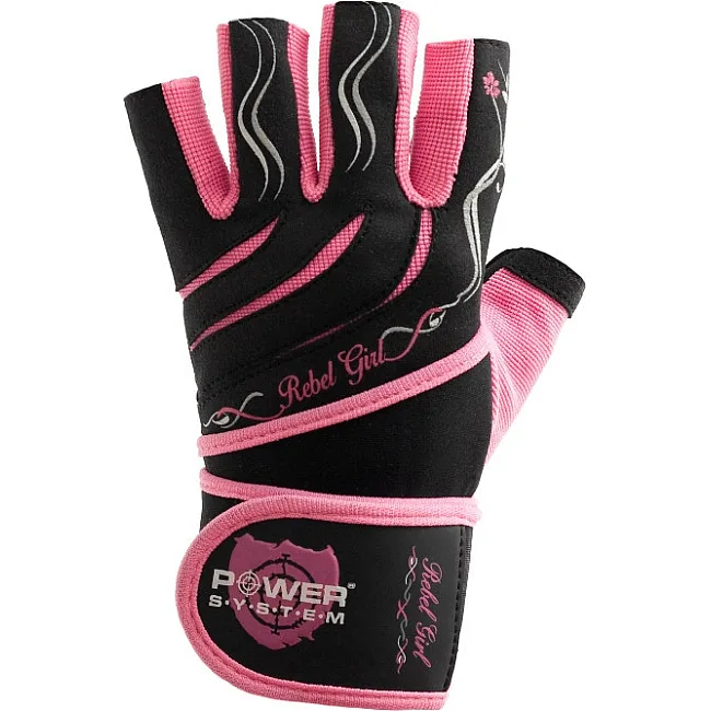 Фитнес перчатки POWER SYSTEM PS-2720 Rebel Girl женские Pink
