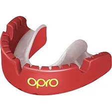 Капа для бокса OPRO GEN5 Gold Braces Red Pearl