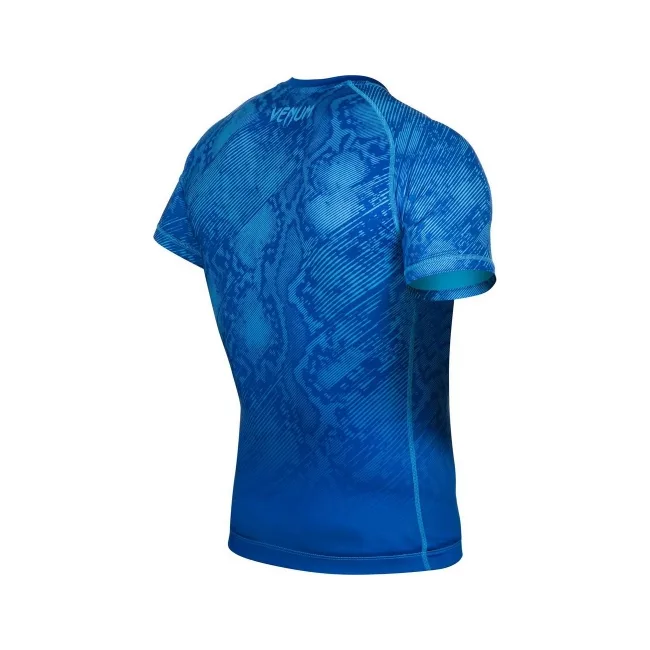 Компресійна футболка Venum Fusion Compression T-shirt Blue Short Sleeves