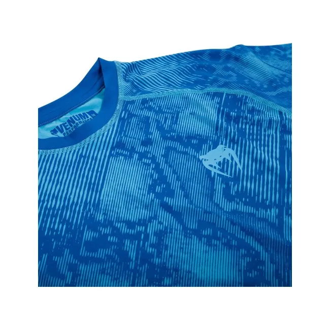 Компресійна футболка Venum Fusion Compression T-shirt Blue Short Sleeves