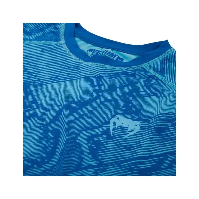Компресійна футболка Venum Fusion Compression T-shirt Blue Short Sleeves