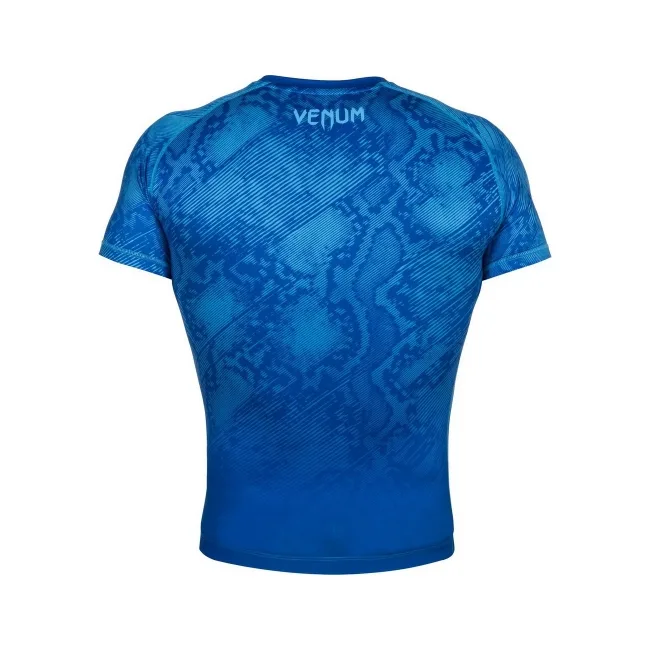 Компресійна футболка Venum Fusion Compression T-shirt Blue Short Sleeves
