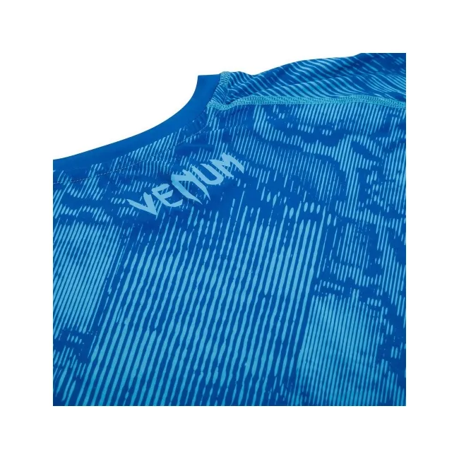 Компресійна футболка Venum Fusion Compression T-shirt Blue Short Sleeves