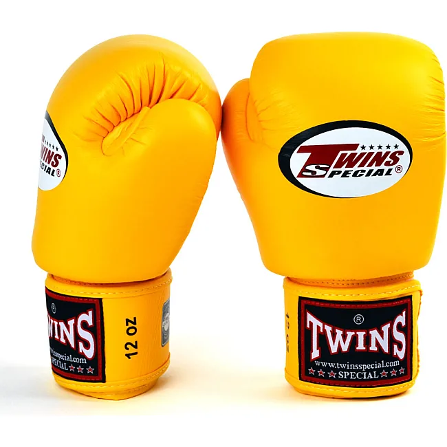 Рукавиці дитячі боксерські TWINS Velcro BGVL3 Yellow