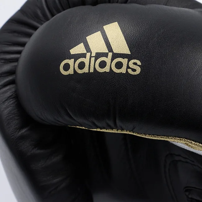 Перчатки для бокса Speed 501 Adispeed Strap up | черно-серебро-золото | ADIDAS ADISBG501PRO
