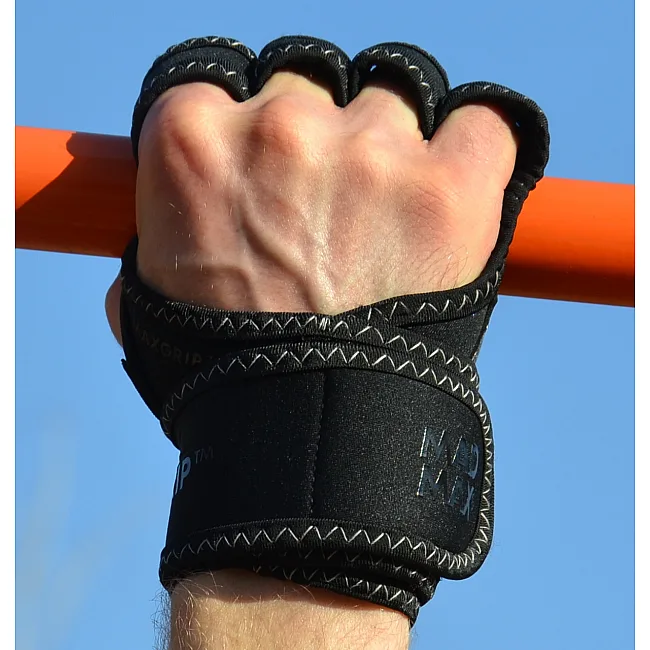 Перчатки для фитнеса MADMAX MFG-303 MAXGRIP neoprene wraps Black/Grey