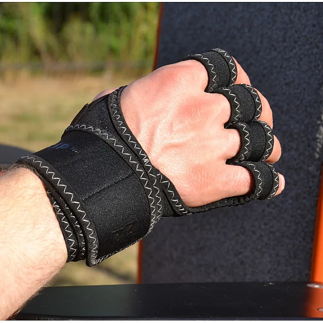 Перчатки для фитнеса MADMAX MFG-303 MAXGRIP neoprene wraps Black/Grey