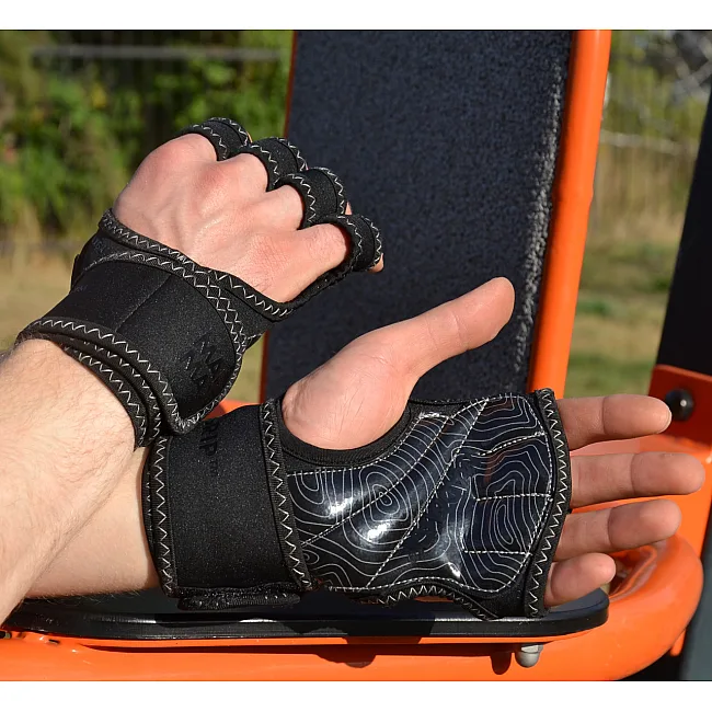 Перчатки для фитнеса MADMAX MFG-303 MAXGRIP neoprene wraps Black/Grey