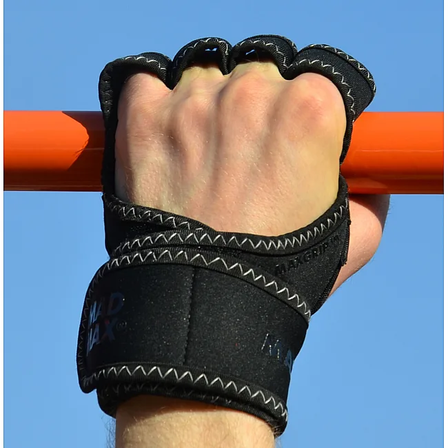 Перчатки для фитнеса MADMAX MFG-303 MAXGRIP neoprene wraps Black/Grey