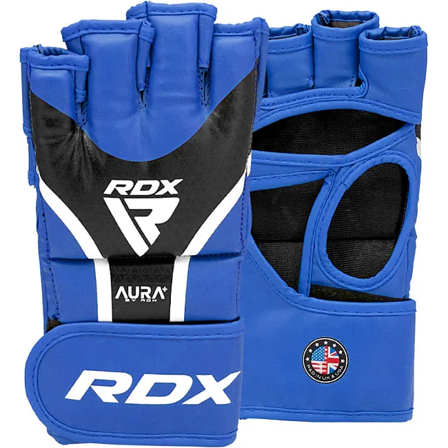 Перчатки для MMA RDX Aura Plus T-17 Blue