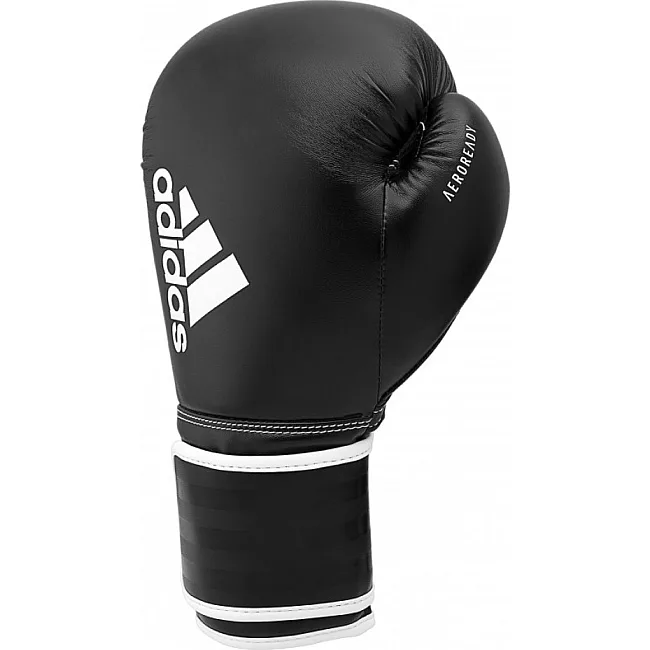 Перчатки боксерские Adidas Hybrid 80 (ADIH80) черний-белый