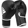 Перчатки боксерские Adidas Hybrid 80 (ADIH80) черний-белый