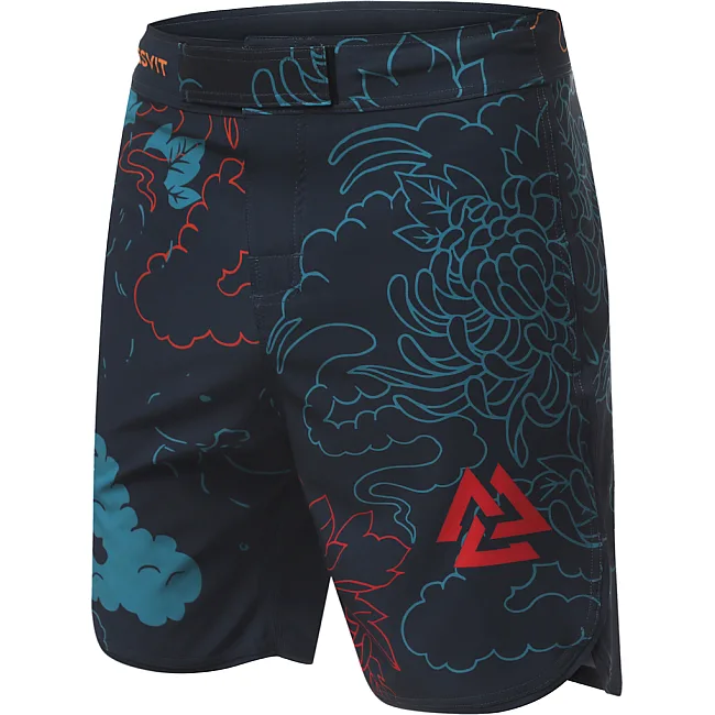 Шорти для ММА PERESVIT Koi Blue Orange Red