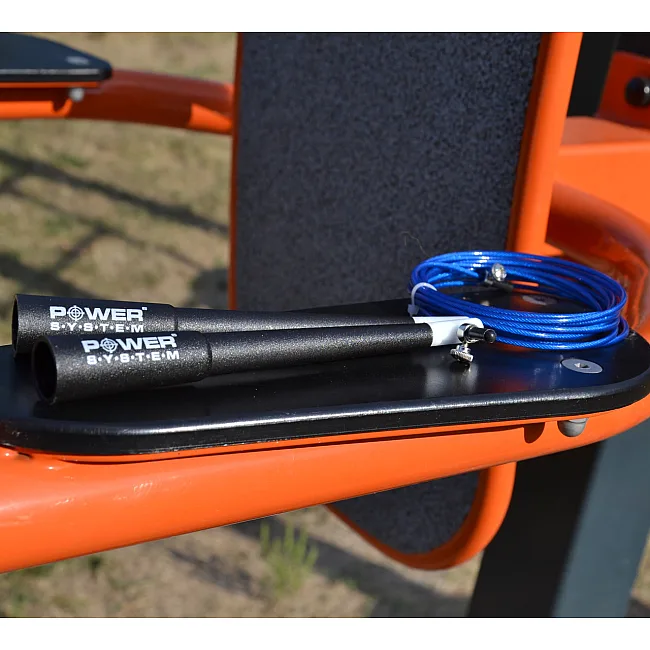 Скоростная скакалка POWER SYSTEM PS-4033 Crossfit Blue (2,8м)