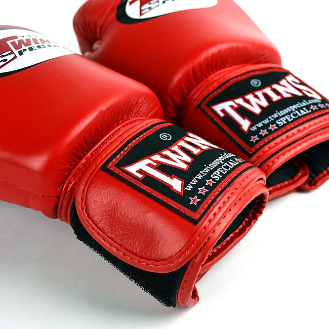 Перчатки для бокса Twins Velcro BGVL3 Red