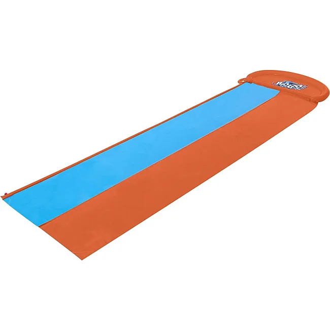 Водна гірка 2-місна Bestway 52328, 488 см - помаранчево-блакитна