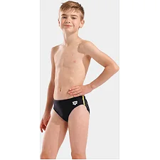 Плавки-слепые для мальчиков Arena SWIM BRIEFS SOLID черный, желтый (для детей)