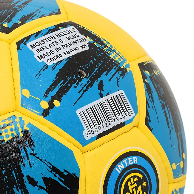Футбольный мяч BALLONSTAR INTER MILAN FB-0047-801 (Желтый-голубой)