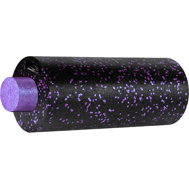 Массажный набор PowerPlay PP_4015 EPP Foam Roller Set 4in1 (2-я роллы + 2-я мячи) Черно-Фиолетовый