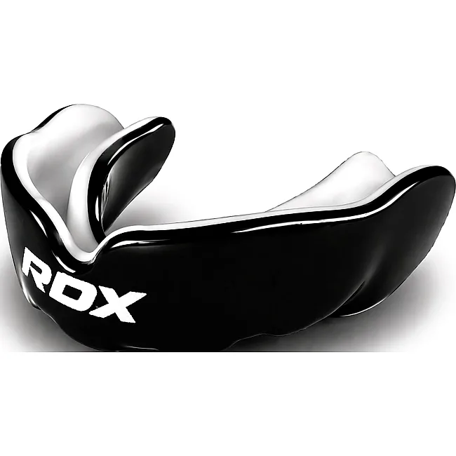 Капа RDX MOUTH GUNDER ARMOURRD ADULT черный, белый One Size