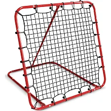 Сетка тренировочная для футбола Neo-Sport NS-491 Rebounder 120 x 120 х 107 см, красная