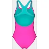 Купальник закритий для дівчат Arena LINES SWIMSUIT SWIM PRO BACK L рожевий, бірюзовий (для дітей)