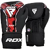 Боксерские перчатки RDX BOXING GLOVES NEW AURA F17 черный, красный
