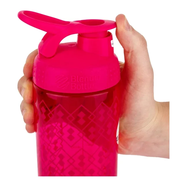 Шейкер BlenderBottle SportMixer Signature Sleek 28oz/820ml Pink Geo Lace