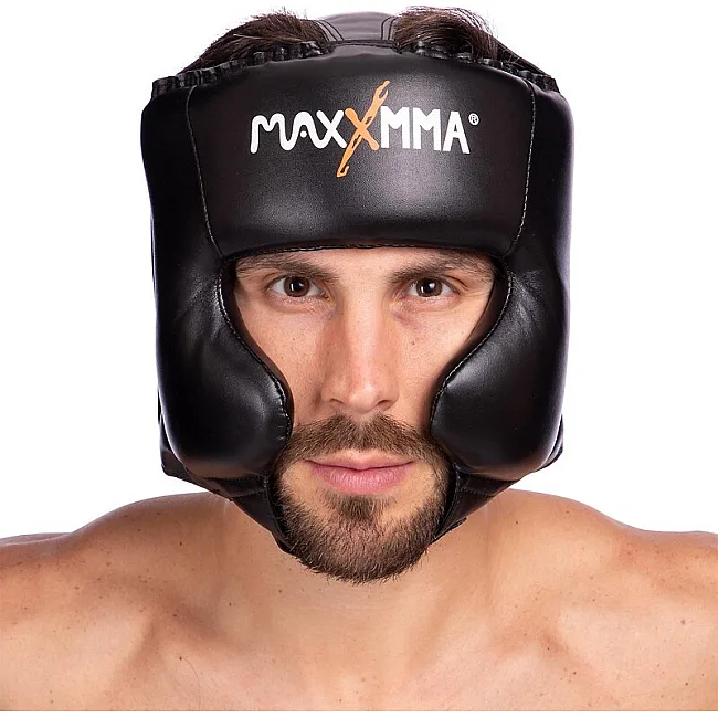 Шолом для боксу в мексиканському стилі PU MAXXMMA GBH01 (Червоний)