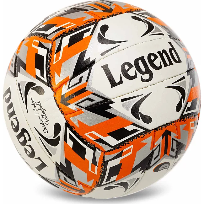 Волейбольный мяч
 LEGEND VB-3125 №5 PU (Белый-черный-оранжевый)