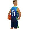 Дитяча баскетбольна форма
 NBA клуб Mavs 77 BA-3796 (Темно-синій-блакитний-салатовий)