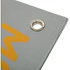Коврик для фитнеса и спорта с люверсами для хранения Mdbuddy FI-2785 175x61x0,8см (Серый)