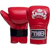 Перчатки снарядные-блинчики для бокса кожаные TOP KING Pro TKBMP-CT (Красный)