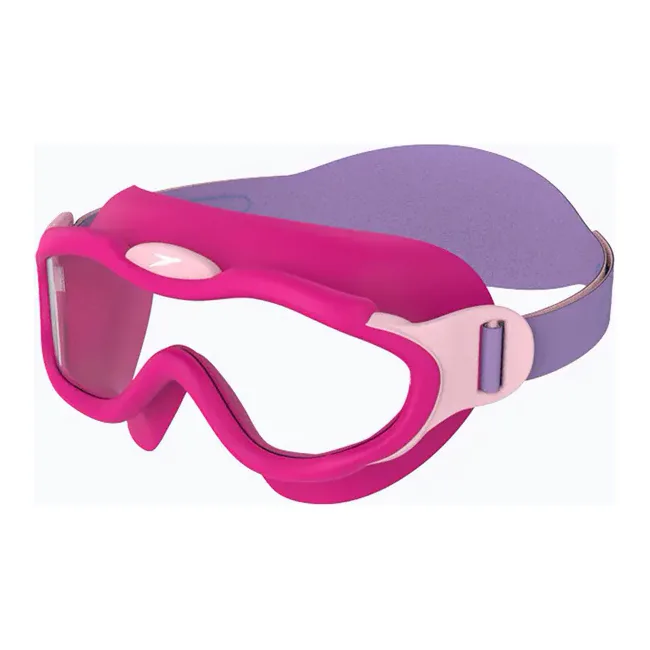 Детские очки для плавания Speedo SEA SQUAD MASK JU бордовый, фиолетовый OSFM