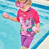 Детские очки для плавания Speedo SEA SQUAD MASK JU бордовый, фиолетовый OSFM