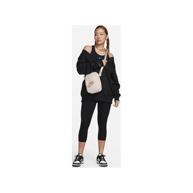 Сумка Nike NK HERITAGE CROSSBODY - MTLC M 4L бежевый 18x7,5x23 см