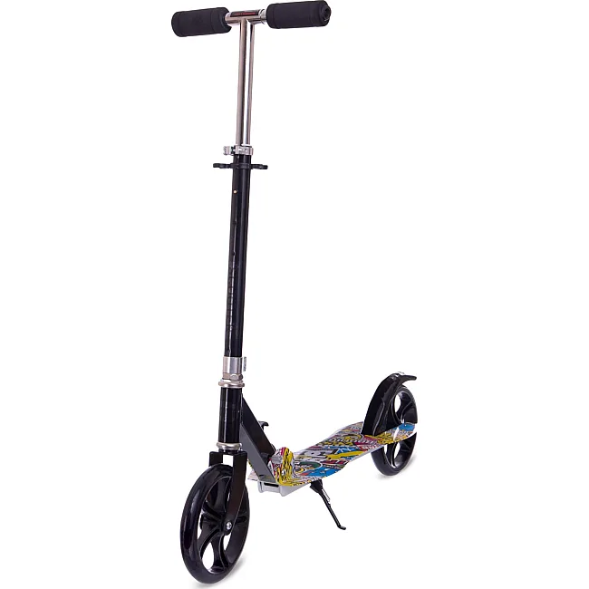 Самокат городской двухколесный складной XINZ SCOOTER 200-2P (Черный)