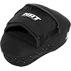 Лапа боксерская изогнутая тренировочная PU HARD TOUCH BO-4246 19x5x25см 2штуки (Черный-желтый)